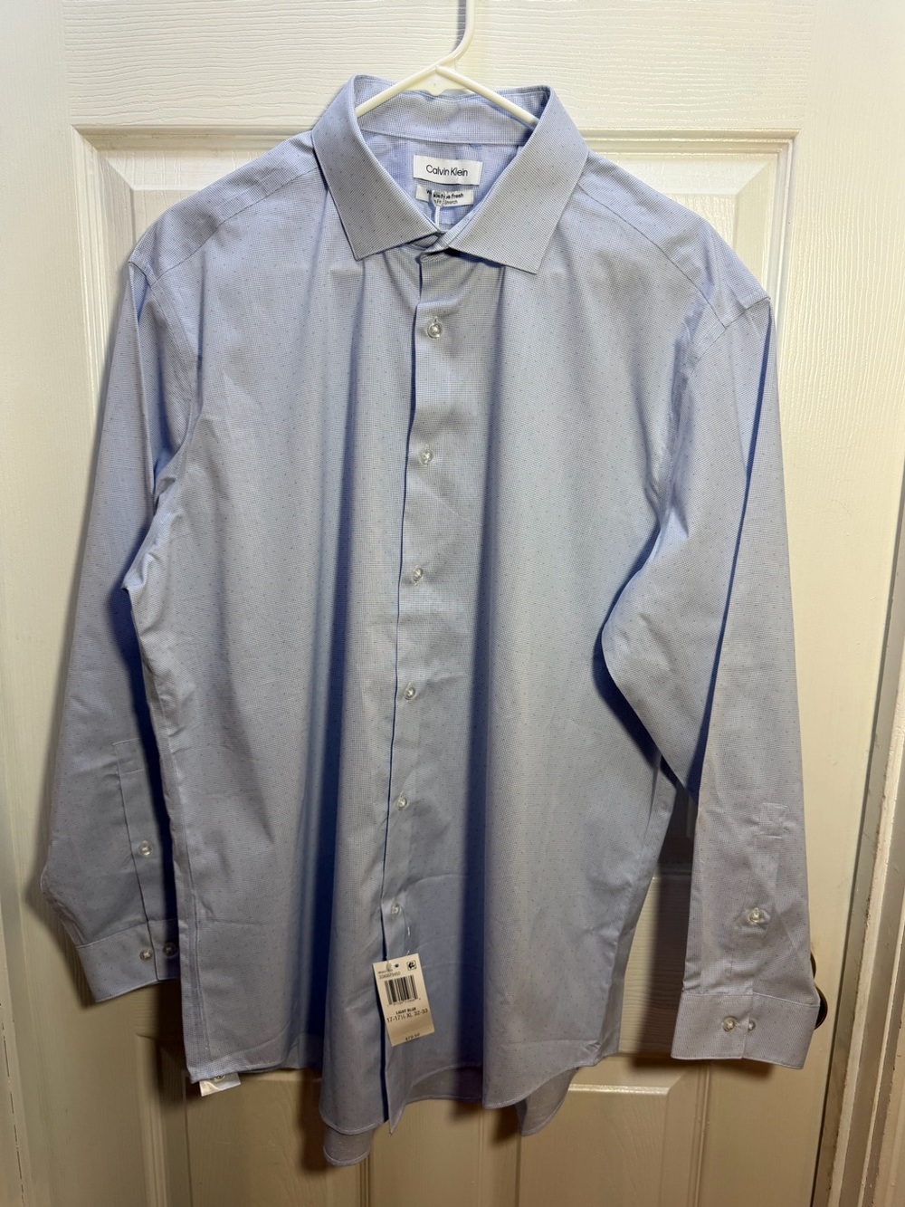Calvin Klein Light Blue Mens Dress Shirt